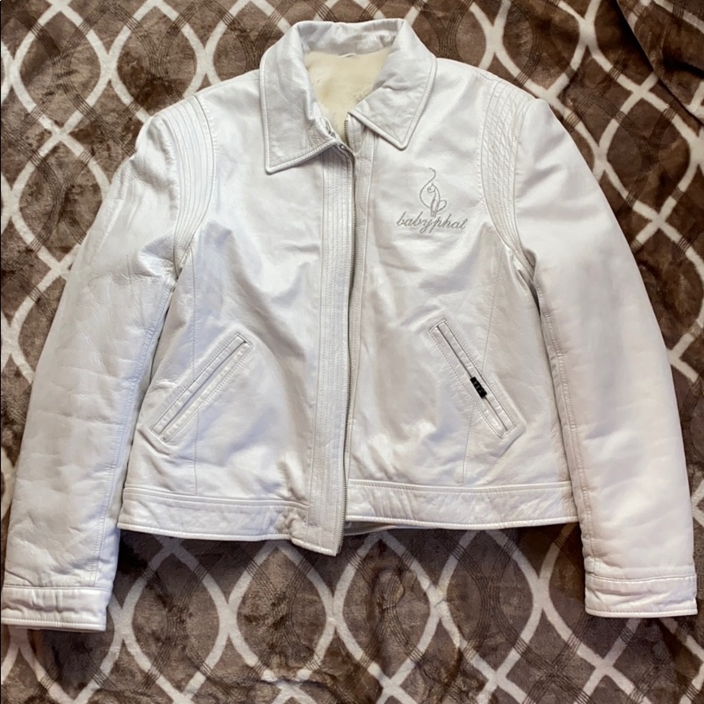 Baby phat white XXL White reversible jacket